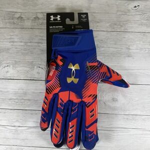 Under Armour Men's F9 Nitro Football Gloves - Size XL Team USA Brand New